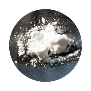 White sodium phosphoricum powder