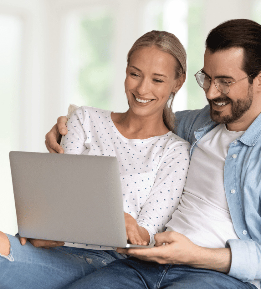 couple watches a webinar tailored version